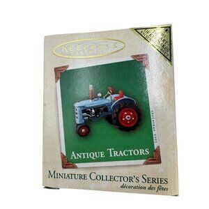 Hallmark 2003 Keepsake Ornament Antique Tractors Miniature Collectors Series Die